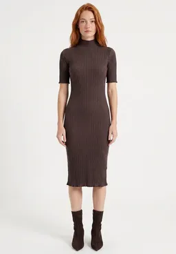 ORGANICATION ORGANICATION Kleid aus Bio-Baumwolle im Rippstrick – Produktbild 1 von 1