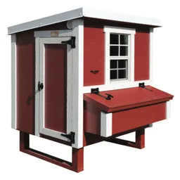 EZ Chicken Home EZ Chicken Home Hühnerstall Mitte 1,68 m² Rot, hergestellt in EU – Produktbild 1 von 1