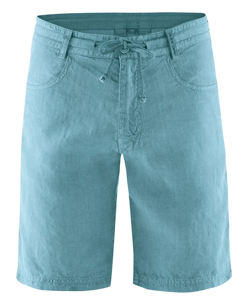 HempAge Hempage Herren vegan Shorts Wave Blau, Blau, – Produktbild 1 von 2