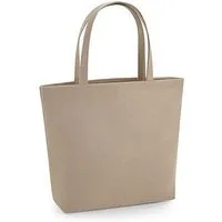 BagBase BagBase Filz Shopper Einkaufstasche Tasche Umhängetasche Filz aus recyceltem Polyester, Sand, – Produktbild 1 von 1