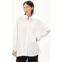 ARMEDANGELS ARMEDANGELS EALGAA - Damen Bluse Loose Fit aus Bio-Baumwolle, White, – Produktbild 1 von 1
