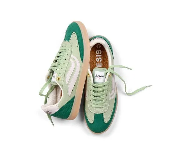 Genesis Footwear Genesis Footwear G-Volley Hairy - vegane Sneaker, Teal / mint / white, – Produktbild 2 von 4