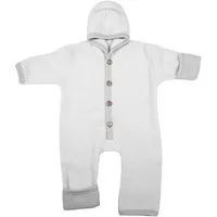 Cosilana Cosilana Baby Fleece Overall kbT Schurwolle Bio Baumwolle, Grau-melange, – Produktbild 1 von 1