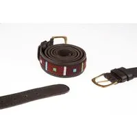 Africulture Africulture Ledergürtel Massai  "Asante", Unisex, handgearbeitet aus Kenia. – Produktbild 1 von 1