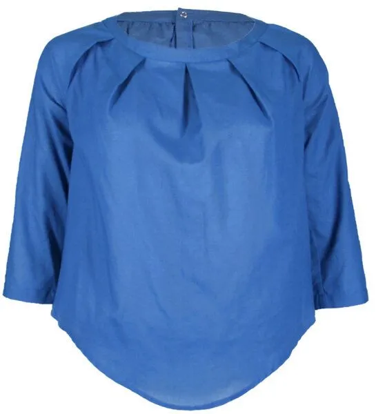 FORMAT FORMAT TARA Bluse, Blau, – Produktbild 2 von 3
