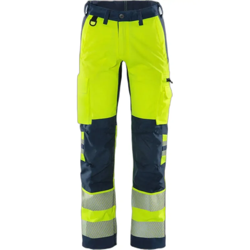Fristads Sichtbare Arbeits Hose Klasse 2 Fristads Outdoor Flexforce, Gelb, – Produktbild 2 von 2