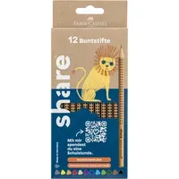 Share share Buntstift wasservermalbar, 12 Stück, farbig sortiert – Produktbild 3 von 3