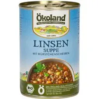 Ökoland Ökoland Bio-Linsensuppe mit Würstchen, 400 g – Produktbild 1 von 1