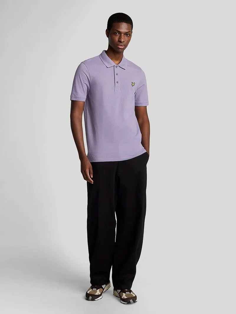 Lyle and Scott Lyle and Scott Poloshirt Dusk Purple - Größe M, Violett, – Produktbild 2 von 5