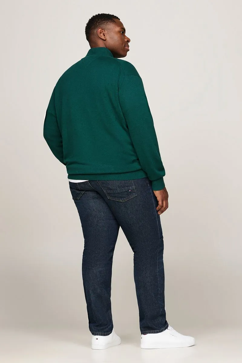 Tommy Hilfiger Tommy Hilfiger Big & Tall Strickjacke Grün - Größe 5XL, Dunkelgrün, – Produktbild 4 von 4