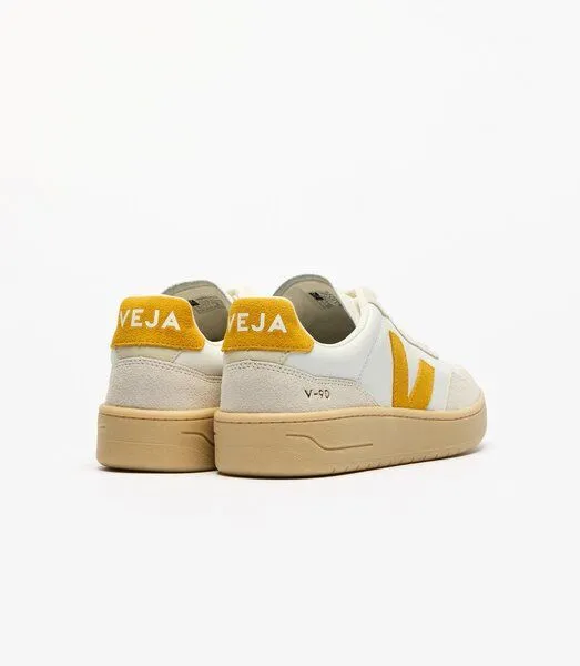 Veja Veja Damen-Sneakers V-90 OT Leather Extra White Toscane Natural – Produktbild 4 von 4