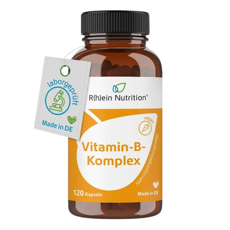 R(h)ein Nutrition R(h)ein Nutrition Vitamin B-Komplex Kapseln, 120 St., 38.6 g – Produktbild 5 von 5