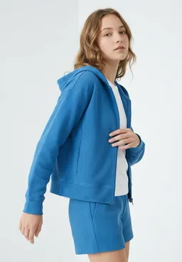 ORGANICATION ORGANICATION Damen vegan Hoodie Jennifer Light Navy – Produktbild 1 von 1
