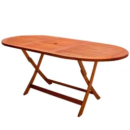 Casaria® Casaria Deuba Gartentisch "Alabama" - ca. 160 x 85 x 75 cm – Produktbild 1 von 1
