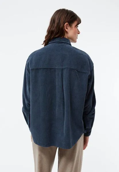 Givn Berlin Givn Berlin Overshirt GBOXANA aus Cord aus Bio-Baumwolle, Midnight blue, – Produktbild 4 von 4
