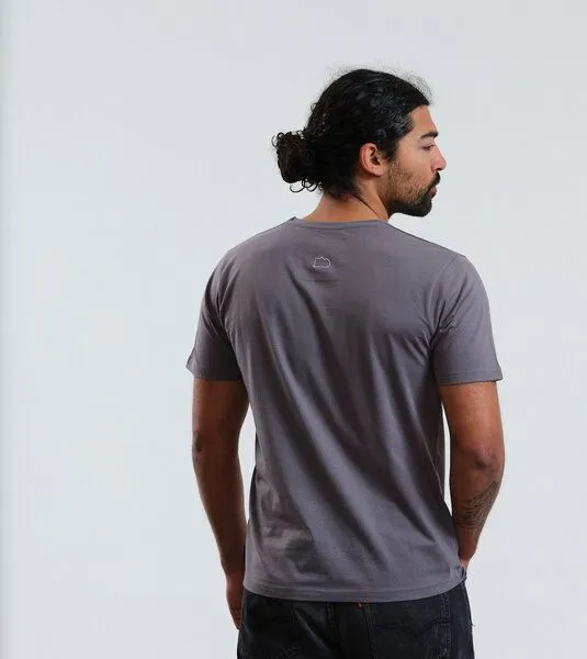 Gary Mash GARY MASH T-Shirt At Peace aus Bio-Baumwolle, Grau, – Produktbild 4 von 4