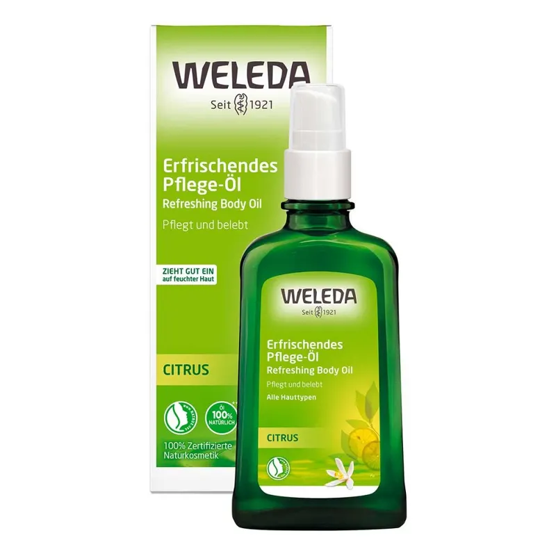 Weleda Weleda Citrus Erfrischendes Pflege-Öl 100 ml – Produktbild 1 von 2