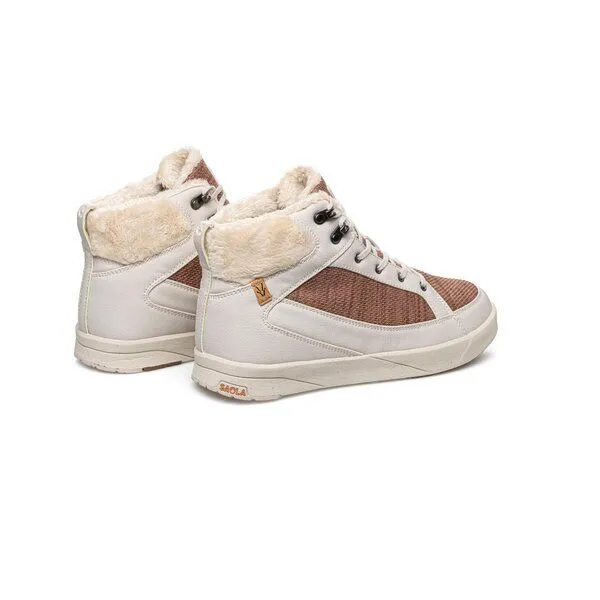SAOLA SAOLA Vegan Waterproof Winterschuhe Frauen - PICCHU W, Cream cork, – Produktbild 3 von 3