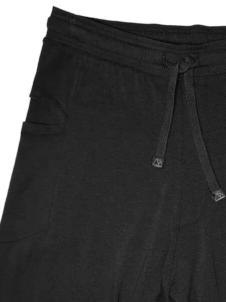 nice to meet me nice to meet me Baggy Pant Unisex mit TENCEL Lyocell und Bio-Baumwolle, Deep black, – Produktbild 3 von 6