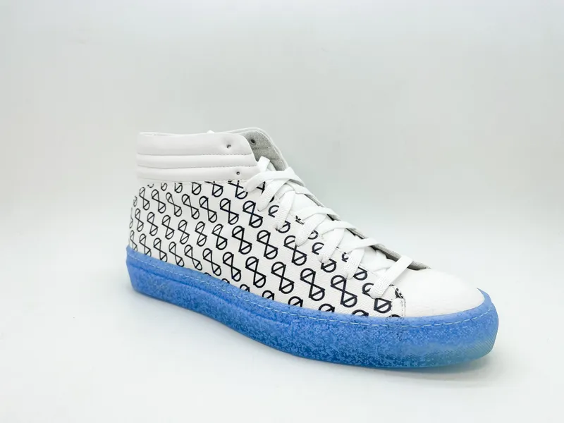 nat-2 nat-2 Damen vegan Sneaker Sleek Post Cov Weiß, Blau, – Produktbild 2 von 2
