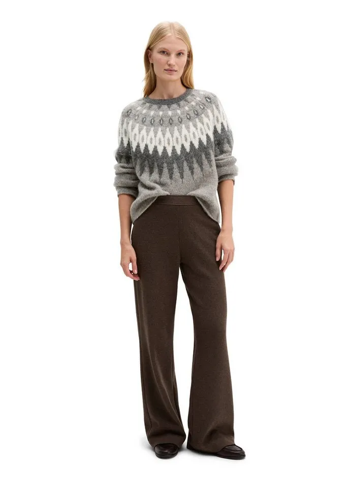 Marc O'Polo Marc O'Polo Jerseyhose aus LENZING™ ECOVERO™ mit Elasthan, Braun, – Produktbild 5 von 5