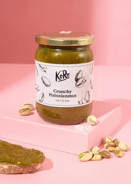 KoRo Crunchy Pistazienmus mit 1 % Salz 500 g – Produktbild 1 von 1