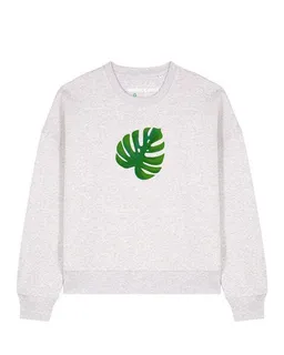 watapparel watapparel Sweatshirt Frauen Monstera 2.0 – Produktbild 1 von 1