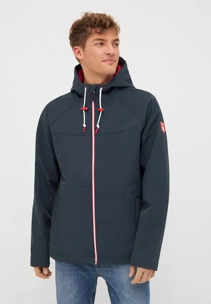 derbe derbe Softshelljacke „Isleby“, Navy, – Produktbild 1 von 4