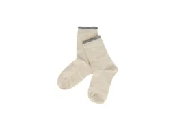 grödo Kinder Socken hellbraun-melange Gr. 3-4 – Produktbild 1 von 1