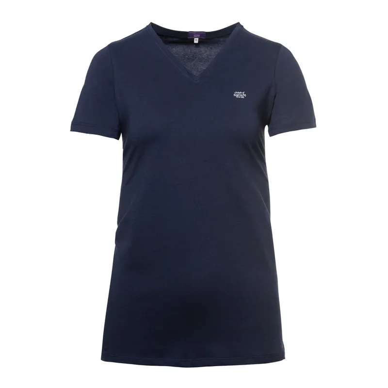 Living Crafts LIVING CRAFTS - Damen Schlaf-Shirt - Blau (100% Bio-Baumwolle), Nachhaltige Mode, Bio Bekleidung, Blau, – Produktbild 1 von 4