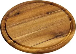 Kesper Kesper Steakteller Versperbrett mit Saftrille, Holz, braun, 25 x 25 x 1.5 cm, (1 St) – Produktbild 1 von 1