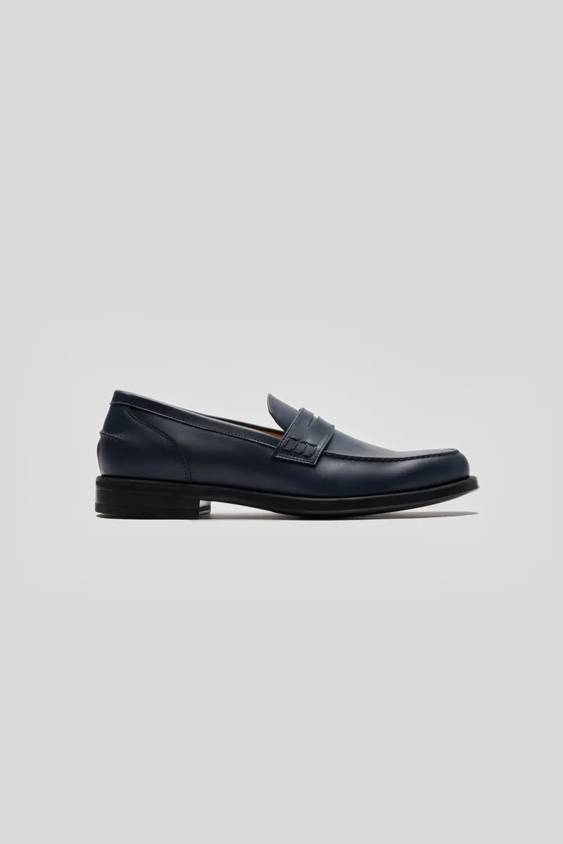 Solari Milano Solari Milano Herren vegan Loafer Marineblau, Extra dunkelblau, – Produktbild 1 von 1