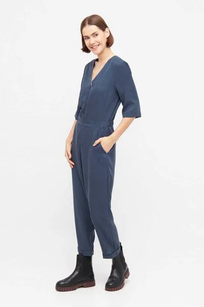 WiDDA berlin WiDDA berlin Rauchblauer Overall aus TENCEL – Produktbild 4 von 4