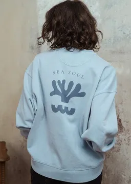 Kultgut Kultgut Artdesign- Biofair- Vintagelook Pulloversweater / Sea Soul – Produktbild 1 von 1