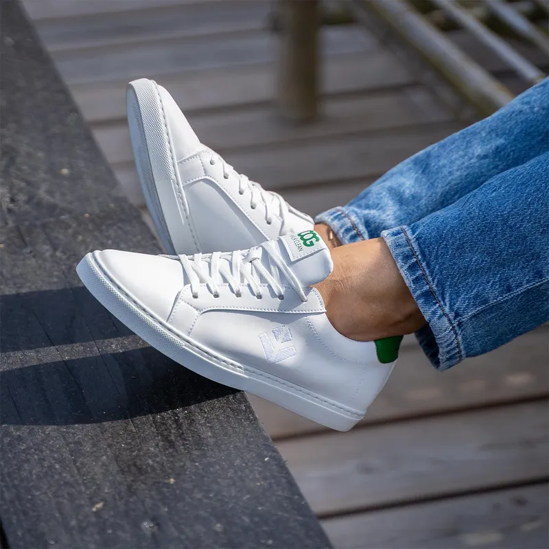 COG COG Herren vegan Sneaker Winton Weiß Grün, Dunkelgrün, – Produktbild 2 von 2