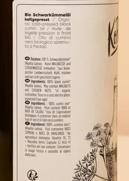 KoRo Bio Schwarzkümmelöl 1 L – Produktbild 1 von 1