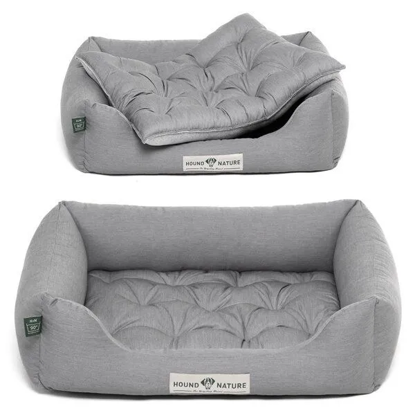 HOUND & NATURE HOUND & NATURE Öko Hundebett ZERMATT, Hellgrau, – Produktbild 6 von 7