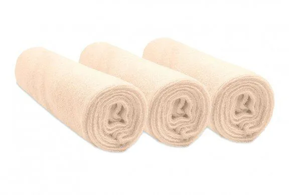 Easy Dort Easy Dort Biobaumwoll-Ersatzbezug für Wickelauflage 50x70 50x75 - 3 Stück, Ecru, – Produktbild 2 von 2