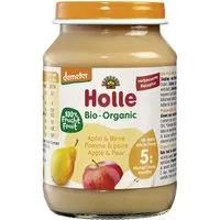 Holle Holle Bio-Apfel & Birne, ab 5. Monat, Beikost, 190 g – Produktbild 1 von 1