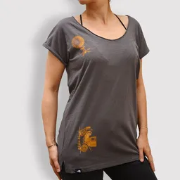 little kiwi little kiwi Damen T-Shirt "Verreisen" – Produktbild 1 von 1