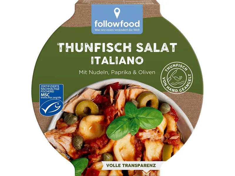 followfood followfood Thunfisch-Salat "Italiano", 160 g – Produktbild 1 von 1