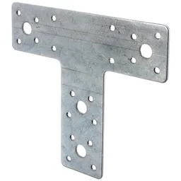 Alberts ALBERTS Flachverbinder, T-Form, sendzimirverzinkt, LxHxB 160x142x45 mm – Produktbild 1 von 1