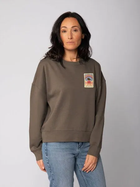 watapparel watapparel Sweatshirt Frauen Tarot The Chocolate, Mocha, – Produktbild 2 von 2