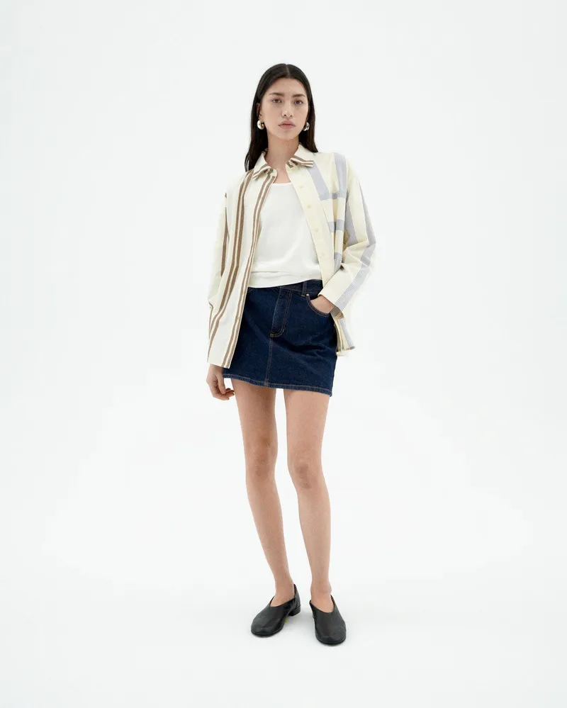thinking mu Thinking MU Damen vegan Rock Denim Clean Kimmy Dunkelblau, Dunkelblau, – Produktbild 1 von 2