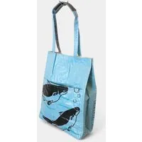 REFISHED fair fashion REFISHED fair fashion Tasche 'BUSINESS BAG' - upcycelte Fischfuttersäcke, #fish hellblau, – Produktbild 1 von 2