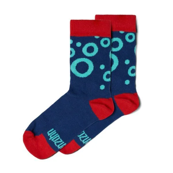 Affenzahn Affenzahn Bunte Kinder-Socken – mit Bio-Baumwolle, vegan, Oktopus (blau), – Produktbild 1 von 1