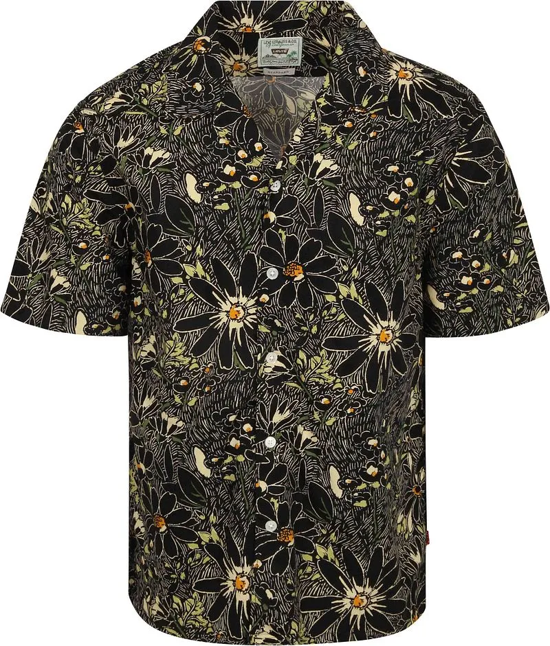 Levis Levi's Kurzarm Hemd Sunset Camp Schwarz - Größe M, Schwarz, – Produktbild 2 von 5