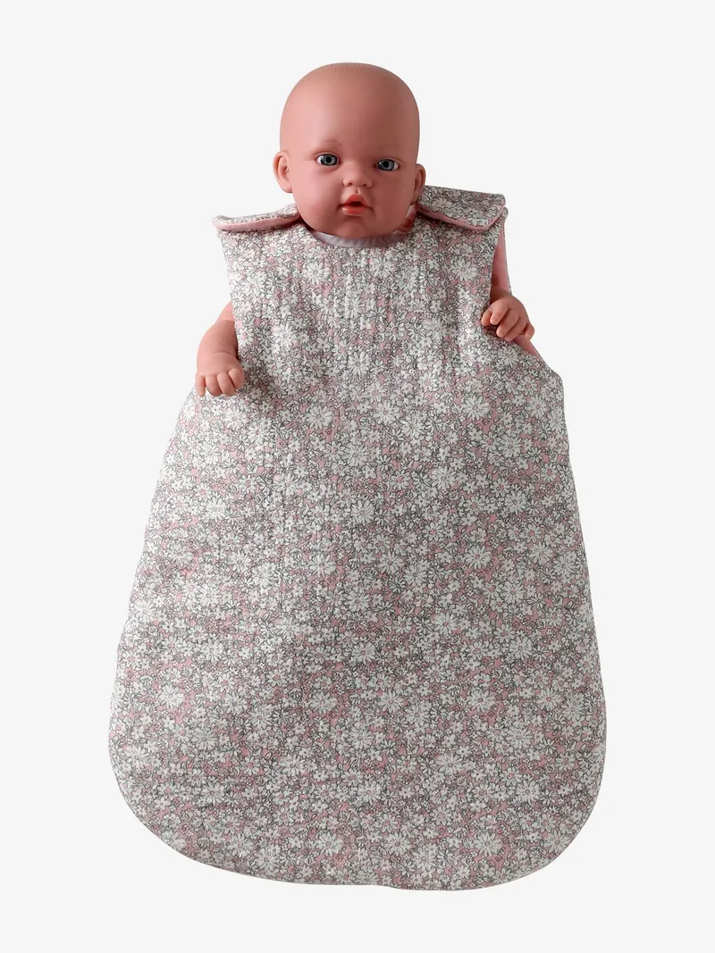 Vertbaudet Puppen-Schlafsack, Rosa bedruckt, – Produktbild 2 von 4