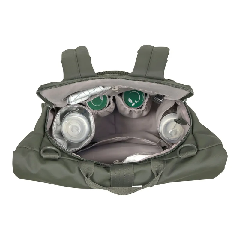Lässig Lässig Wickelrucksack Rolltop Up, Oliv, – Produktbild 3 von 3
