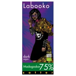 Zotter Bitterschokolade mit 75% Kakao aus Madagaskar – Produktbild 1 von 1